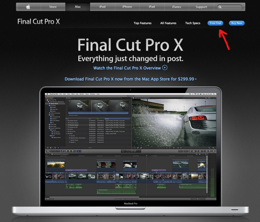 final cut pro mac os high sierra free download